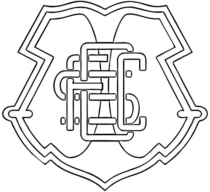 Simbolo Santa Cruz colorir