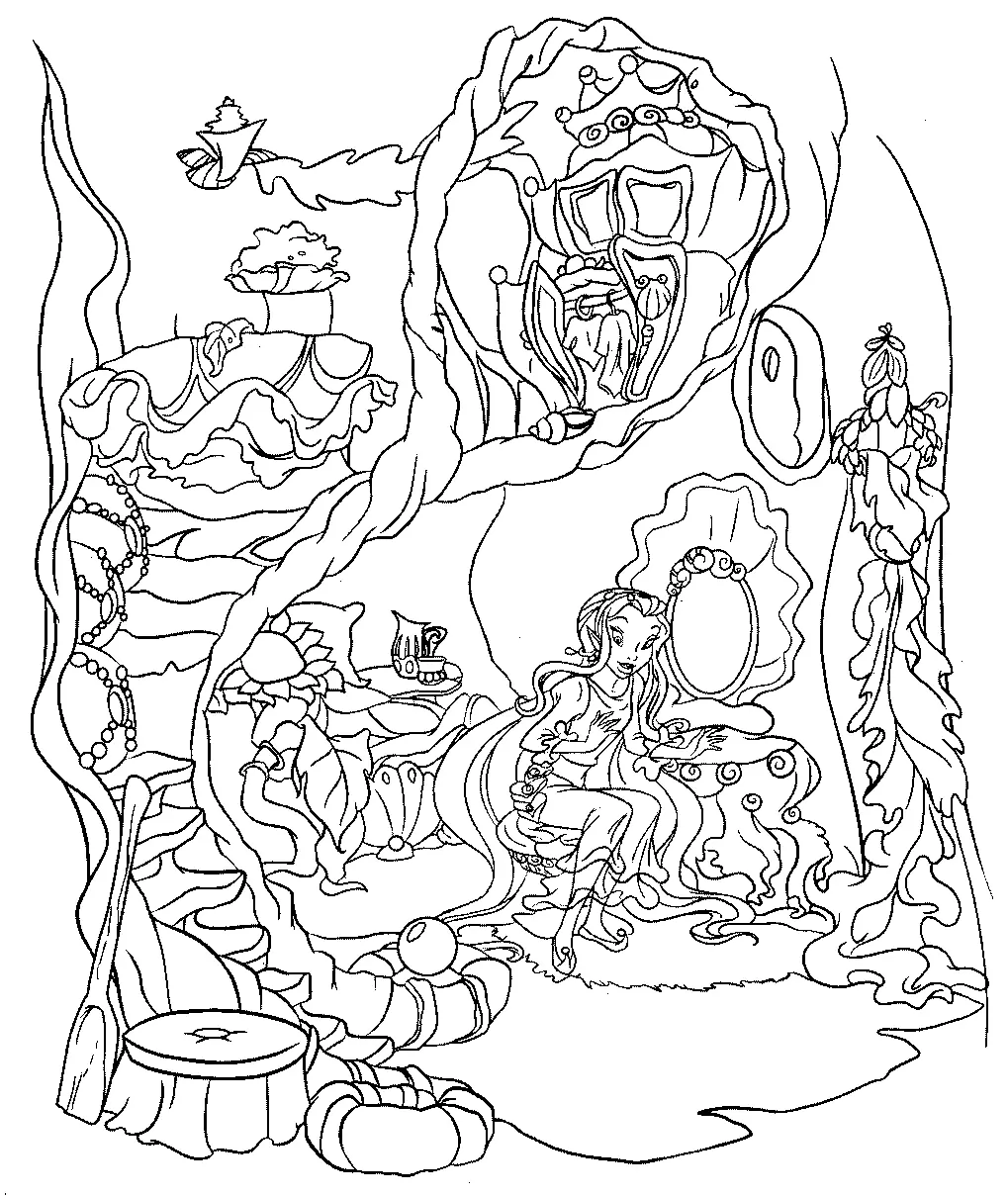 Interior da Casa de Tinker Bell