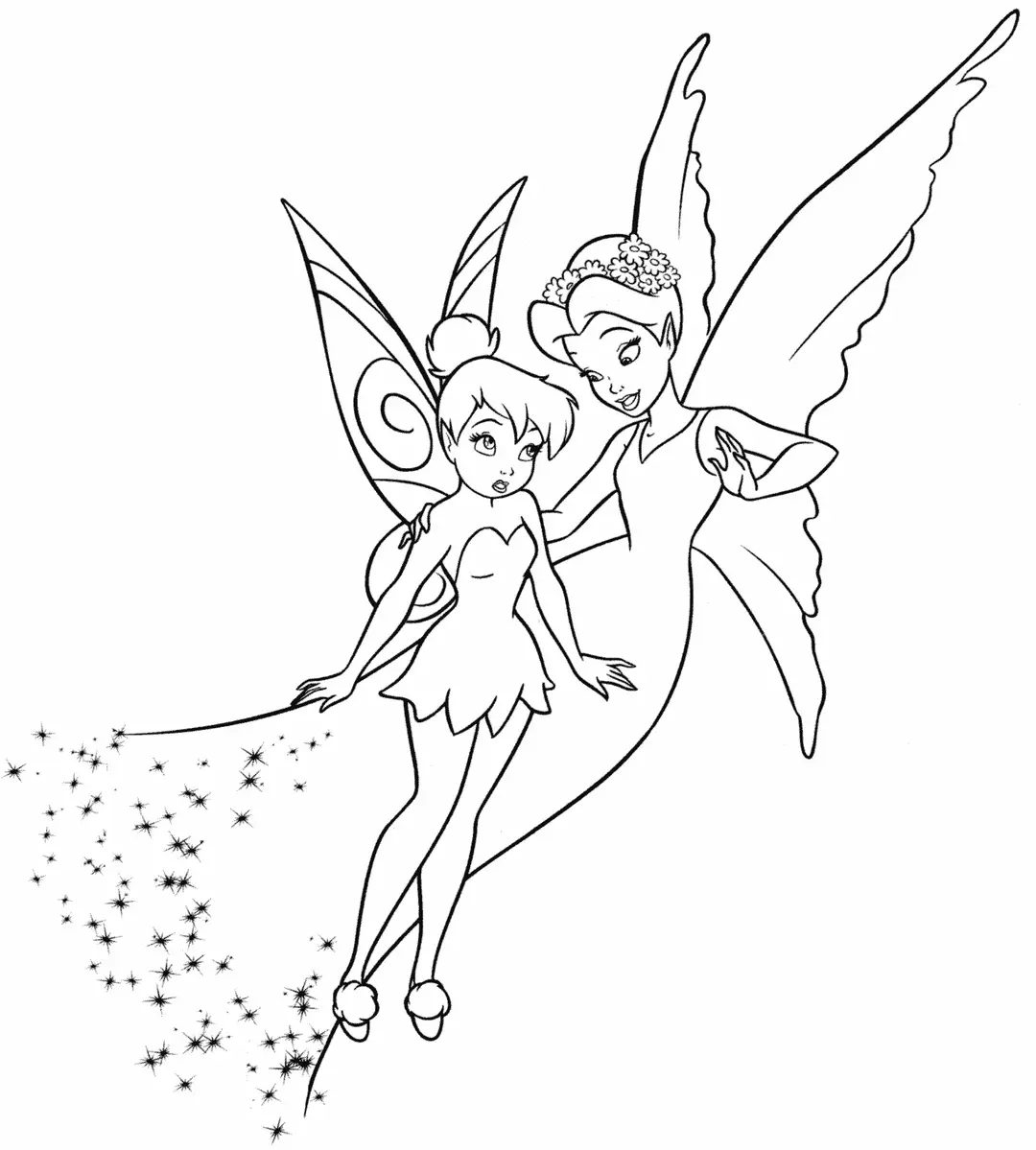 Tinker Bell com Fada Madrinha