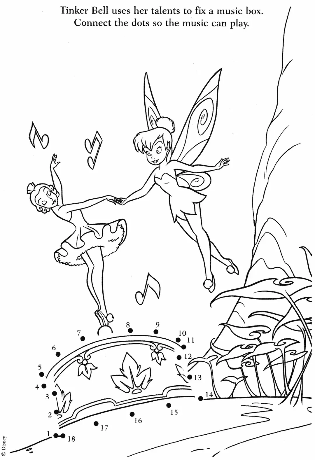 Tinker Bell dancando