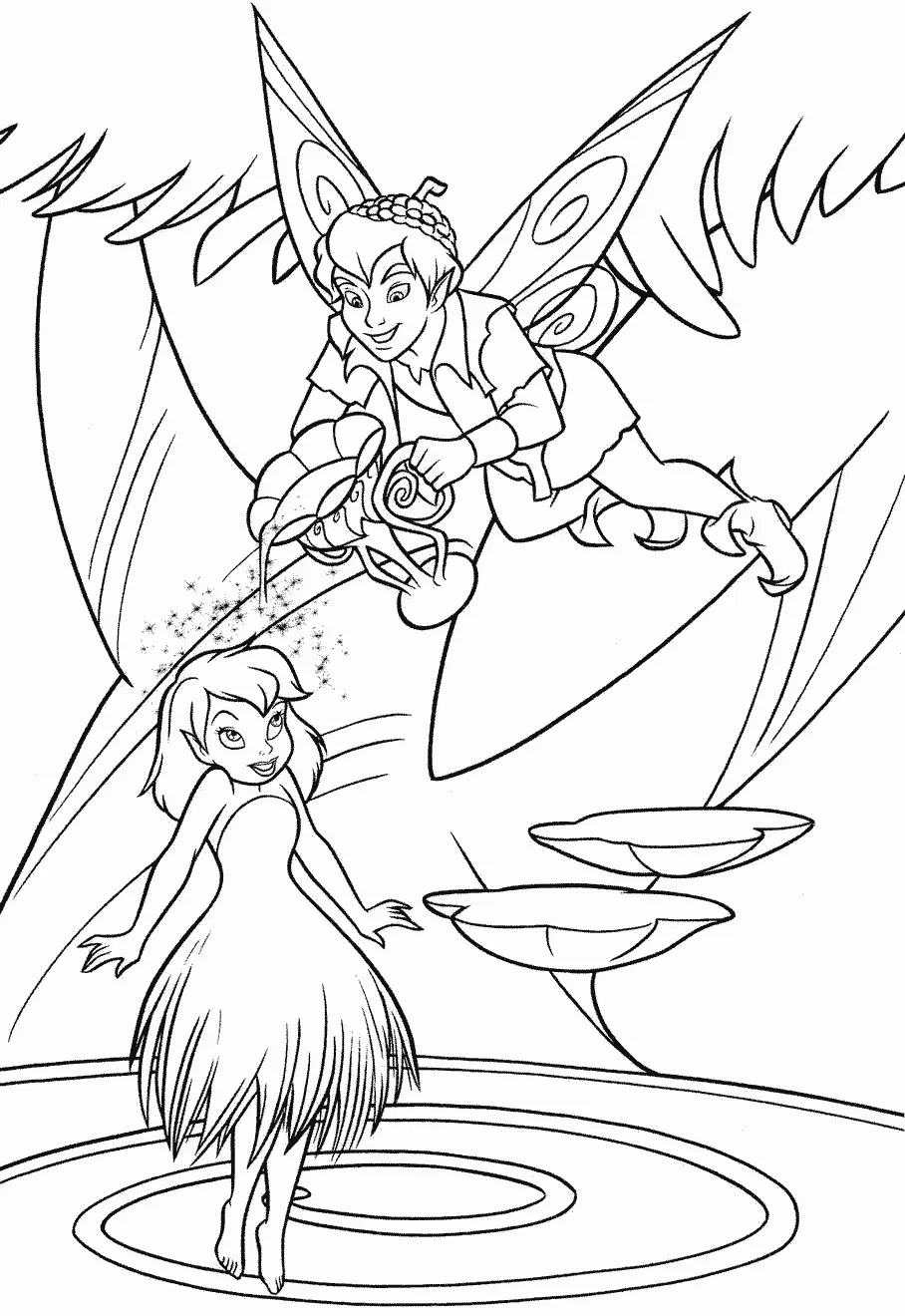 Tinker Bell e Peter Pan