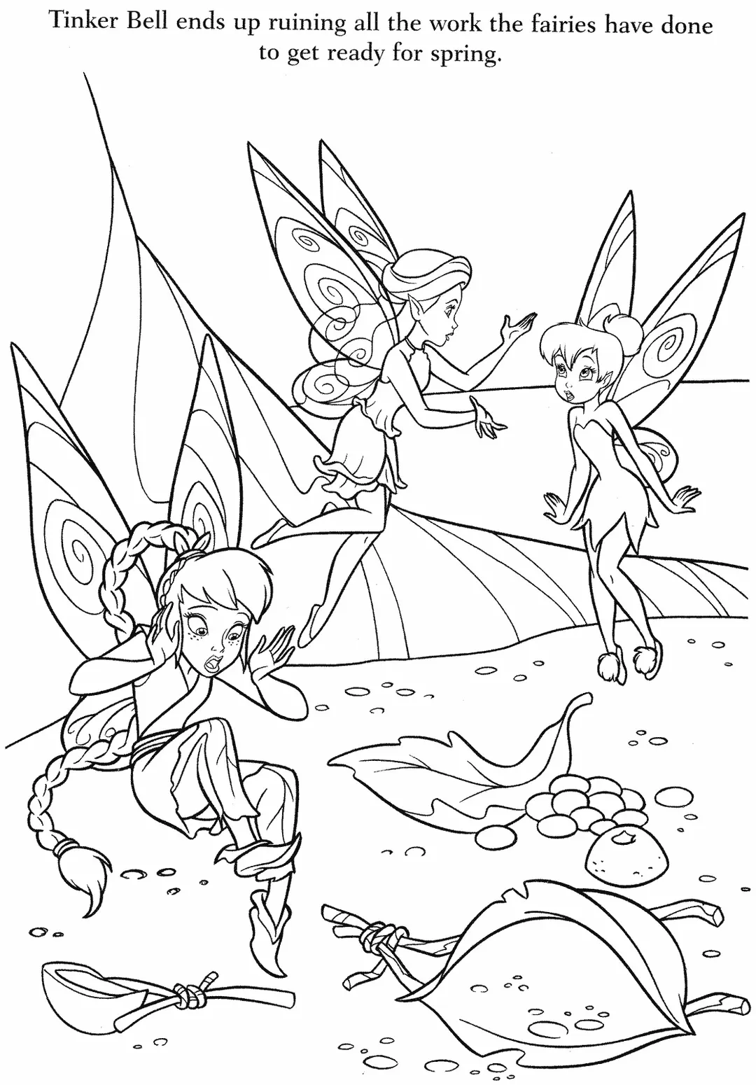 Tinker Bell esperando a Primavera