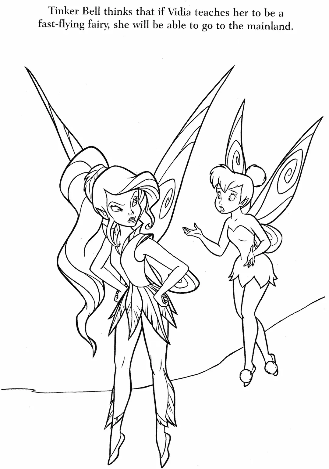 Tinker Bell pedindo Ajuda