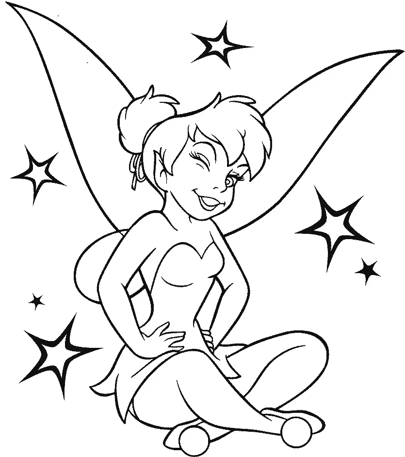 Tinker Bell Piscando