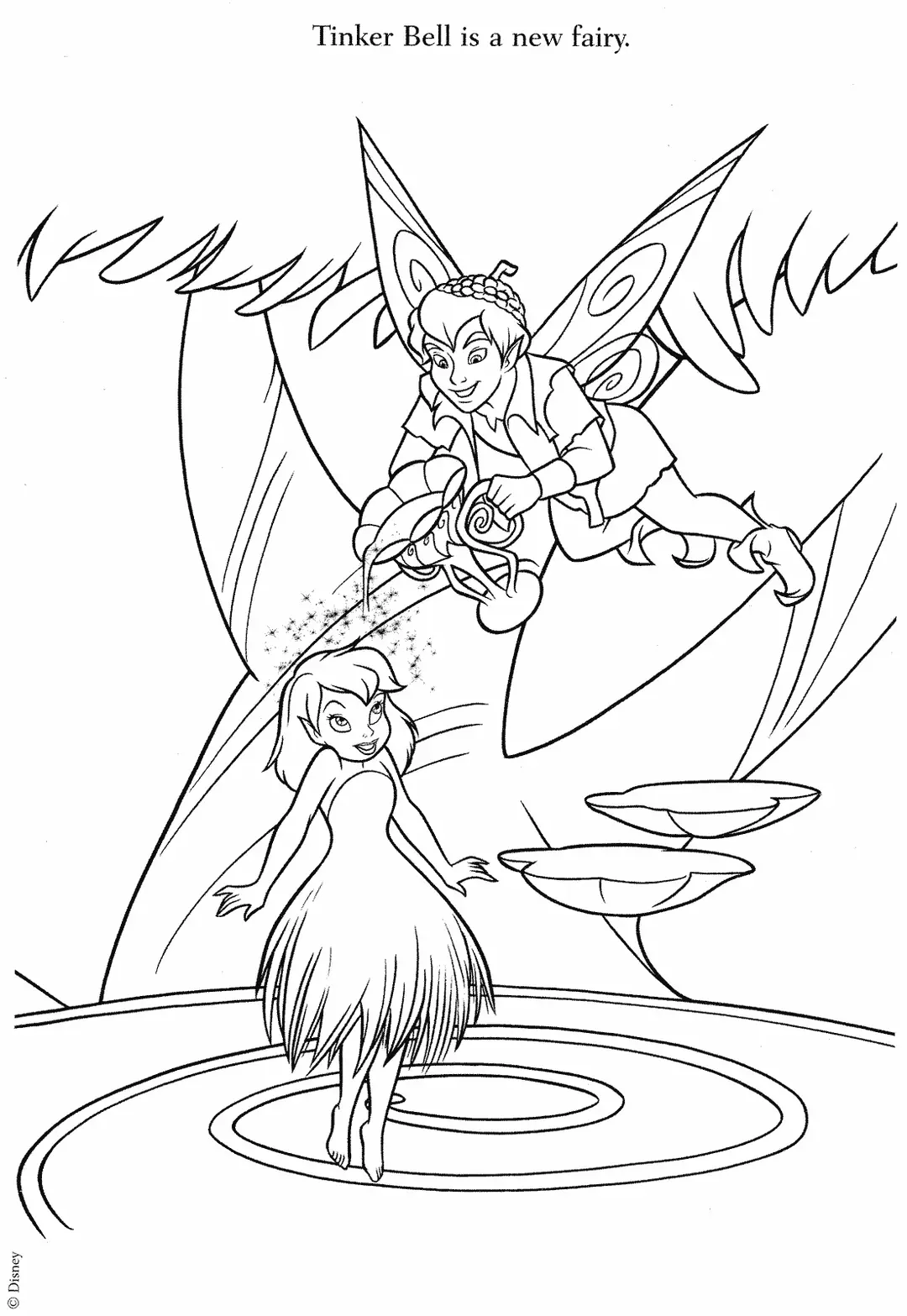 Tinker Bell recebendo Encanto
