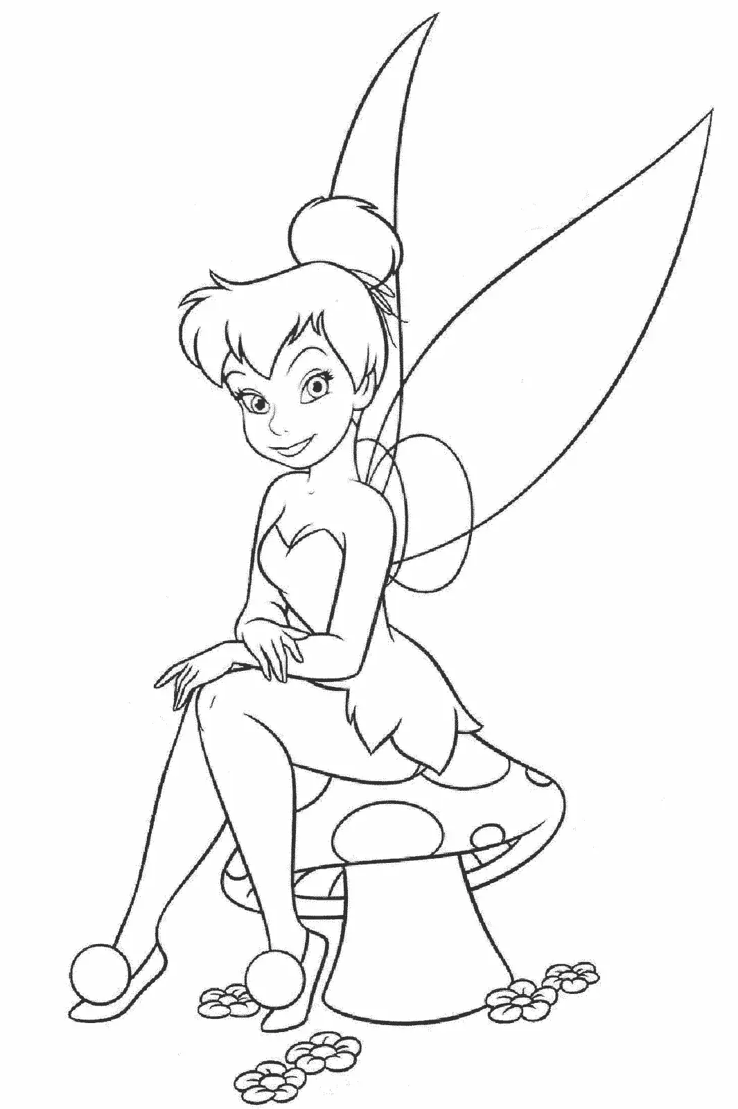 Tinker Bell Sentada