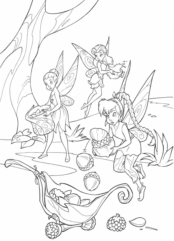 Tinker Bell trabalhando